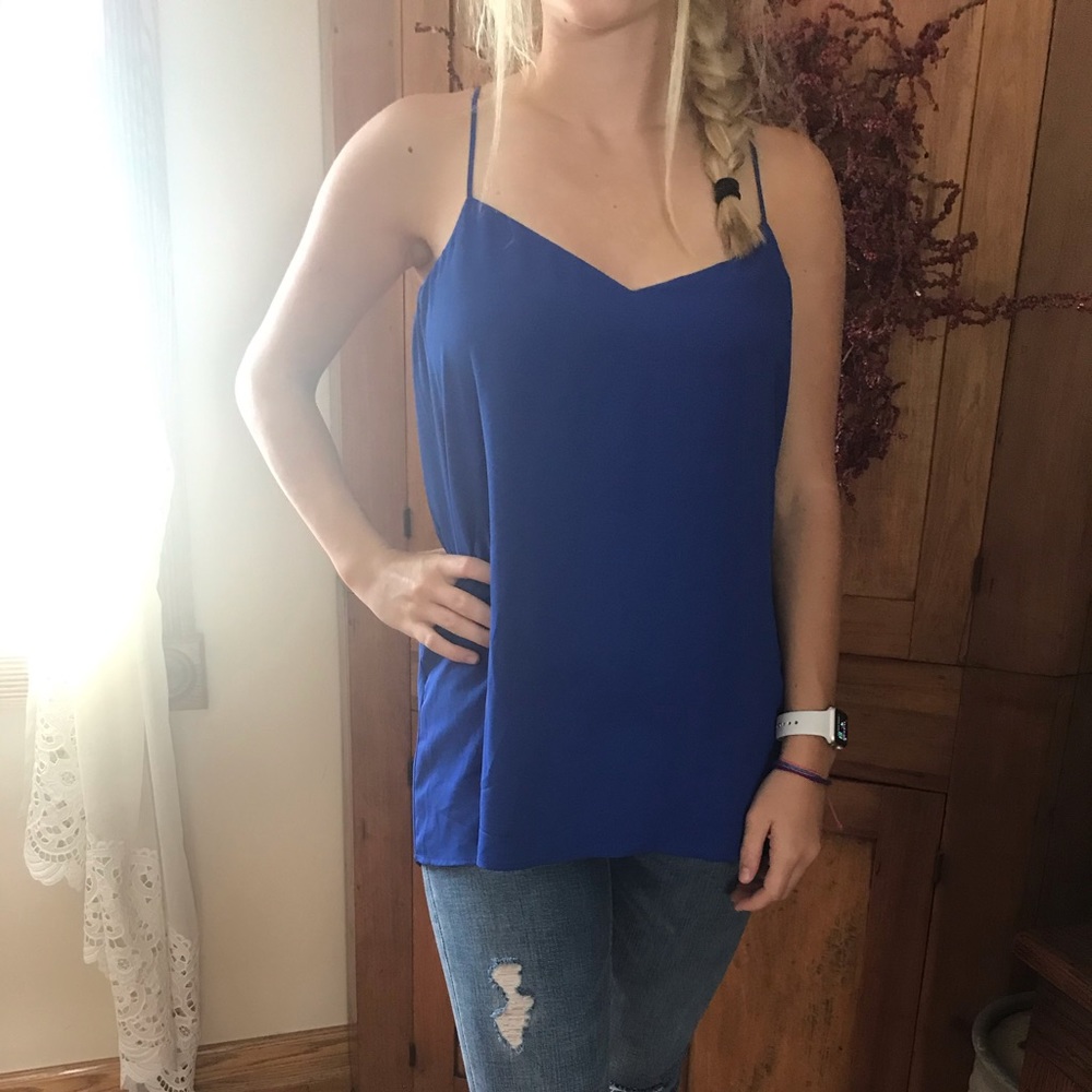 Express reversible blue/black tank